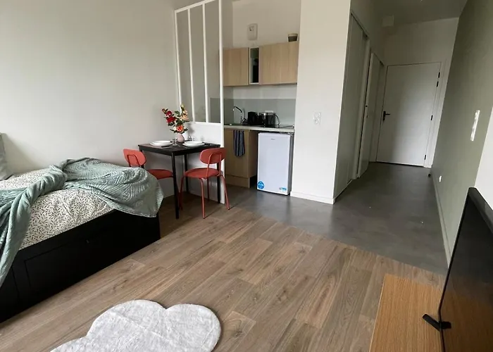 Bright And Peaceful With Extendable Bed Apartment Palaiseau